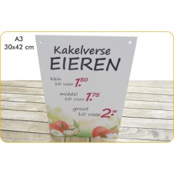 Reclameborden voor markt-...