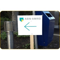 Reclamebordje voor markt-...