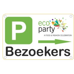 Reclamebordje voor markt-...