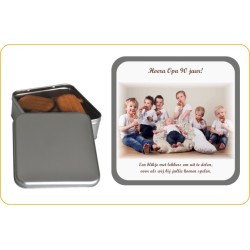 Geschenkblik / koektrommel...