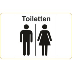 Pictogrambordje Toiletten
