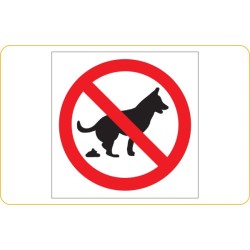 Pictogrambordje Verboden...