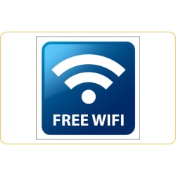 Pictogrambordje Gratis Wifi