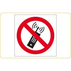 Pictogrambordje Verboden te...