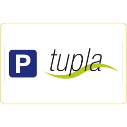 Parkeerbordje 42x14 cm